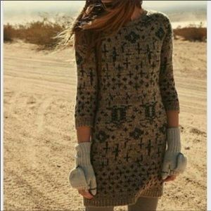 🖤FP HTF Kris Cross Sweater Dress👢